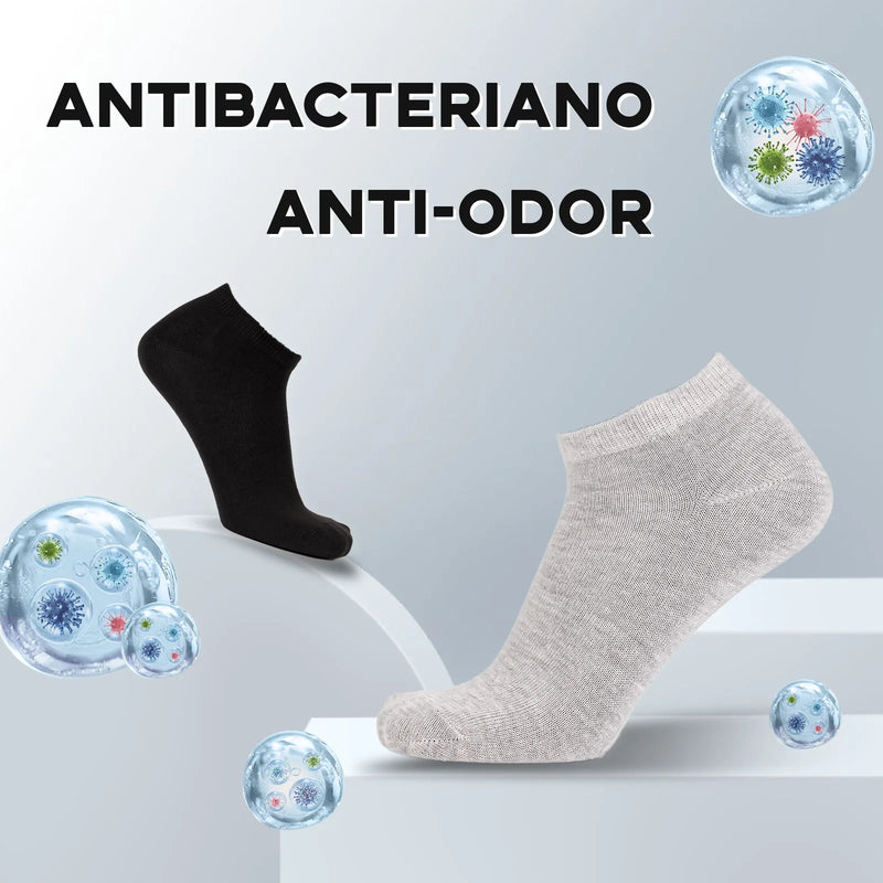 Meias de Poliestar Antibacterianas e Anti-odor • Unissex